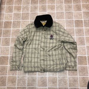 Body Glove Water Proof Insulation Jacket Fur Embroidered Rose Sz S